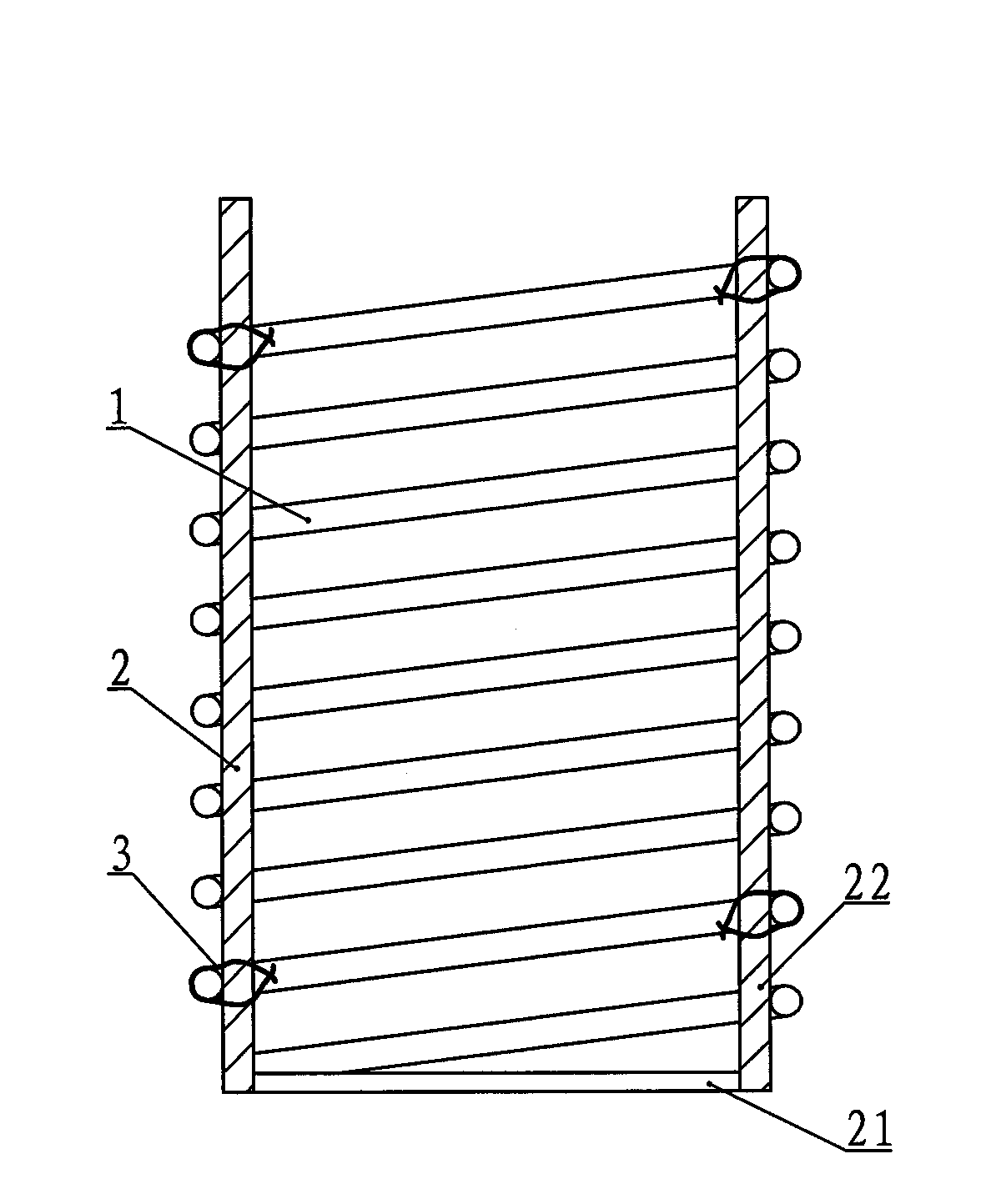 High-voltage coil fixing device of plasma etcher
