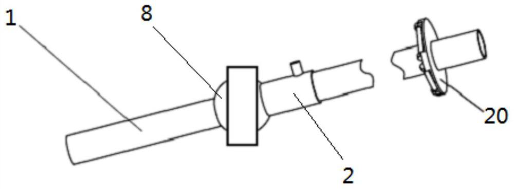 Spherical tank pre-weldment setting-out device and construction method thereof