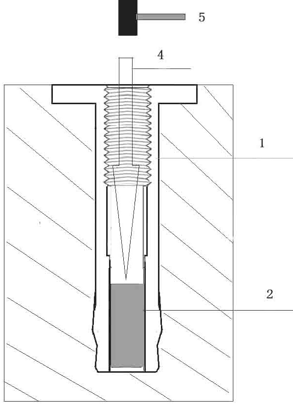 Pure titanium implosion expansion electrodes for concrete electroosmosis waterproofing and using method