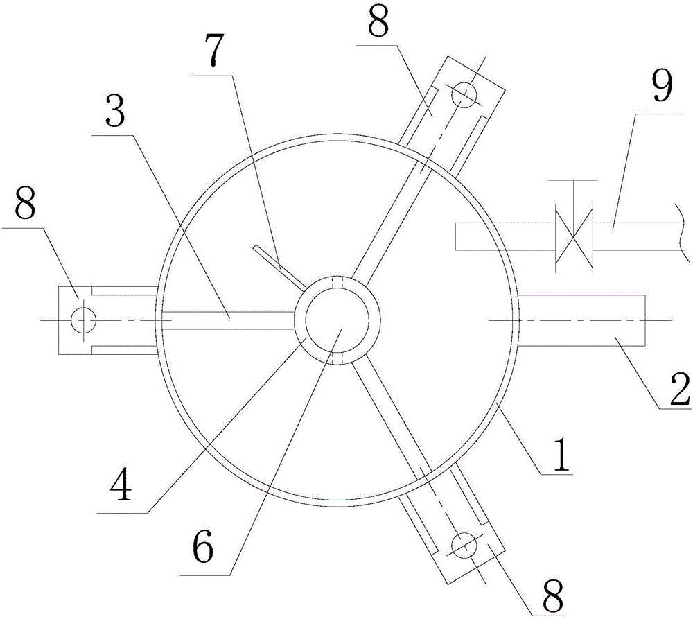 Air cushion pressure regulation device for fluid pulp box and regulation method