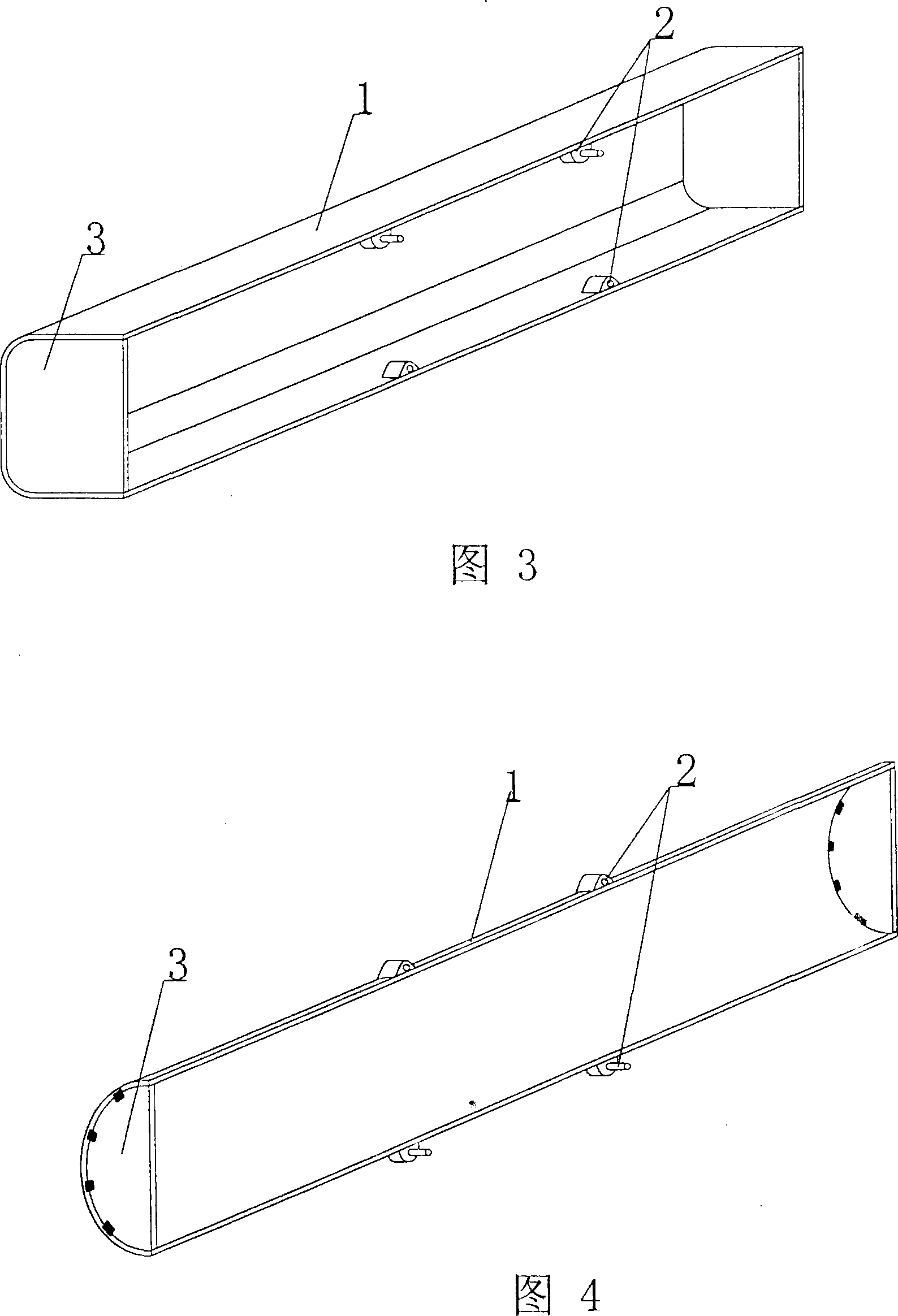 Component for cast-in-situs reinforcing steel concrete pore-creating
