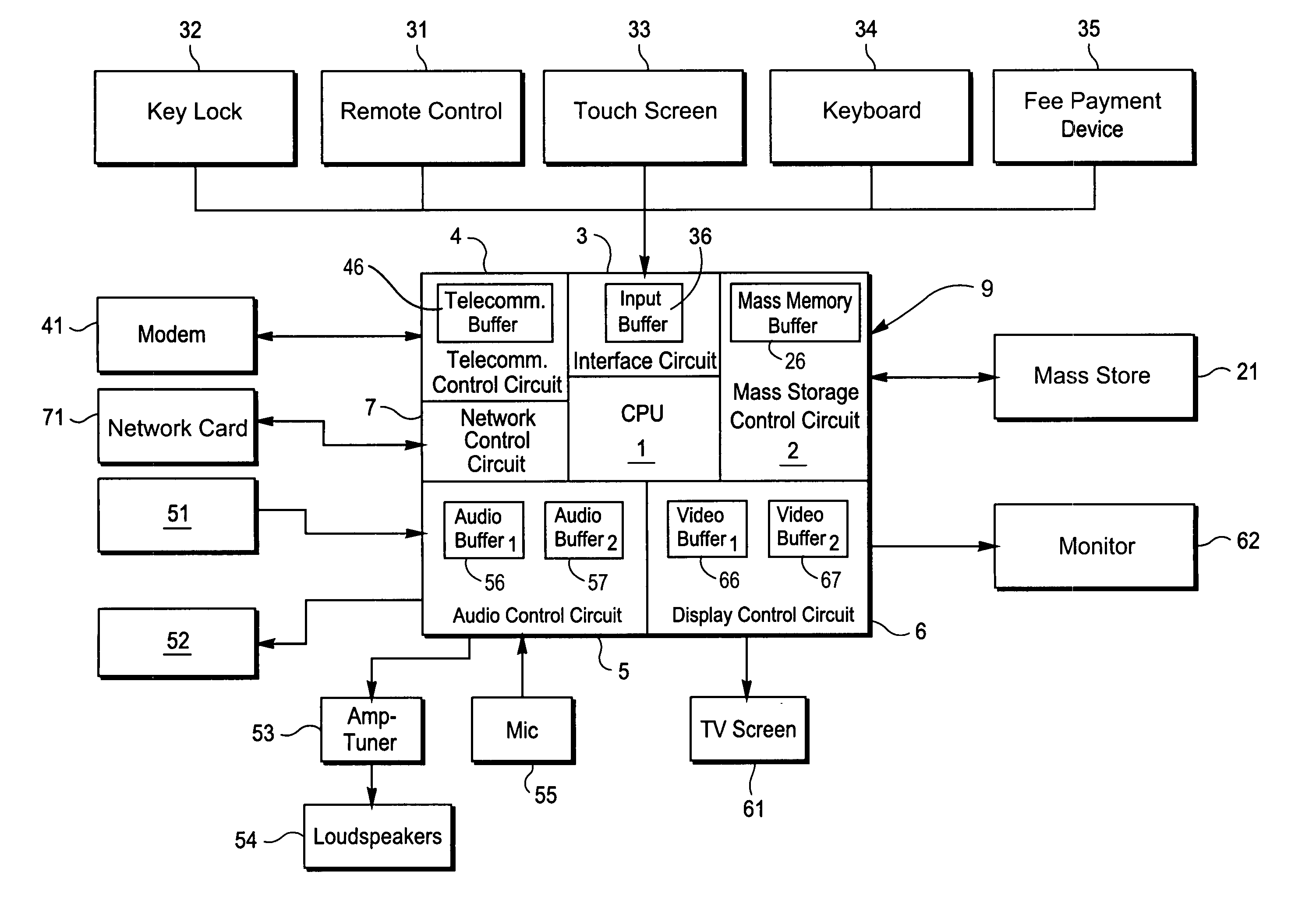 Audiovisual distribution system for playing an audiovisual piece among a plurality of audiovisual devices connected to a central server through a network
