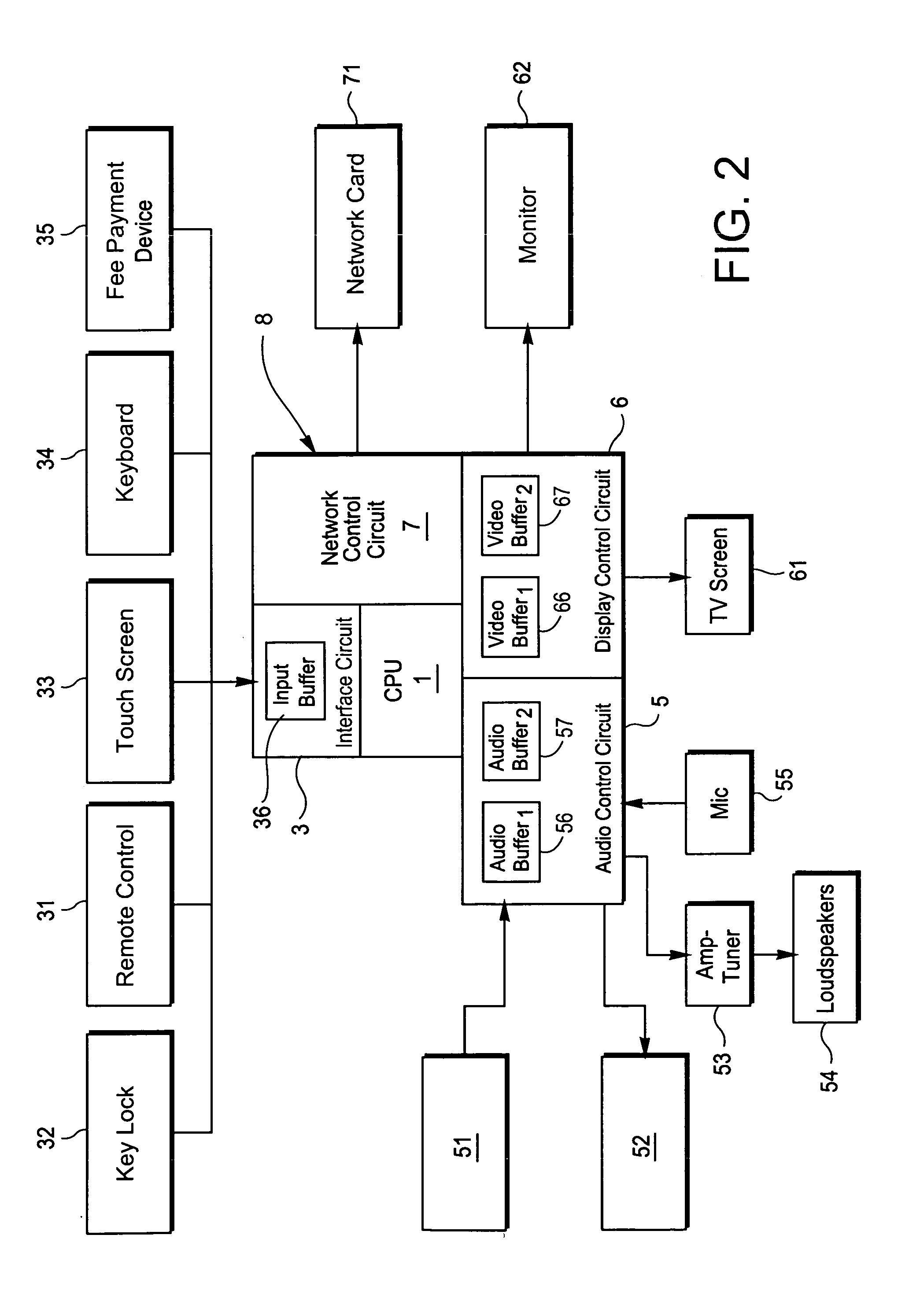 Audiovisual distribution system for playing an audiovisual piece among a plurality of audiovisual devices connected to a central server through a network