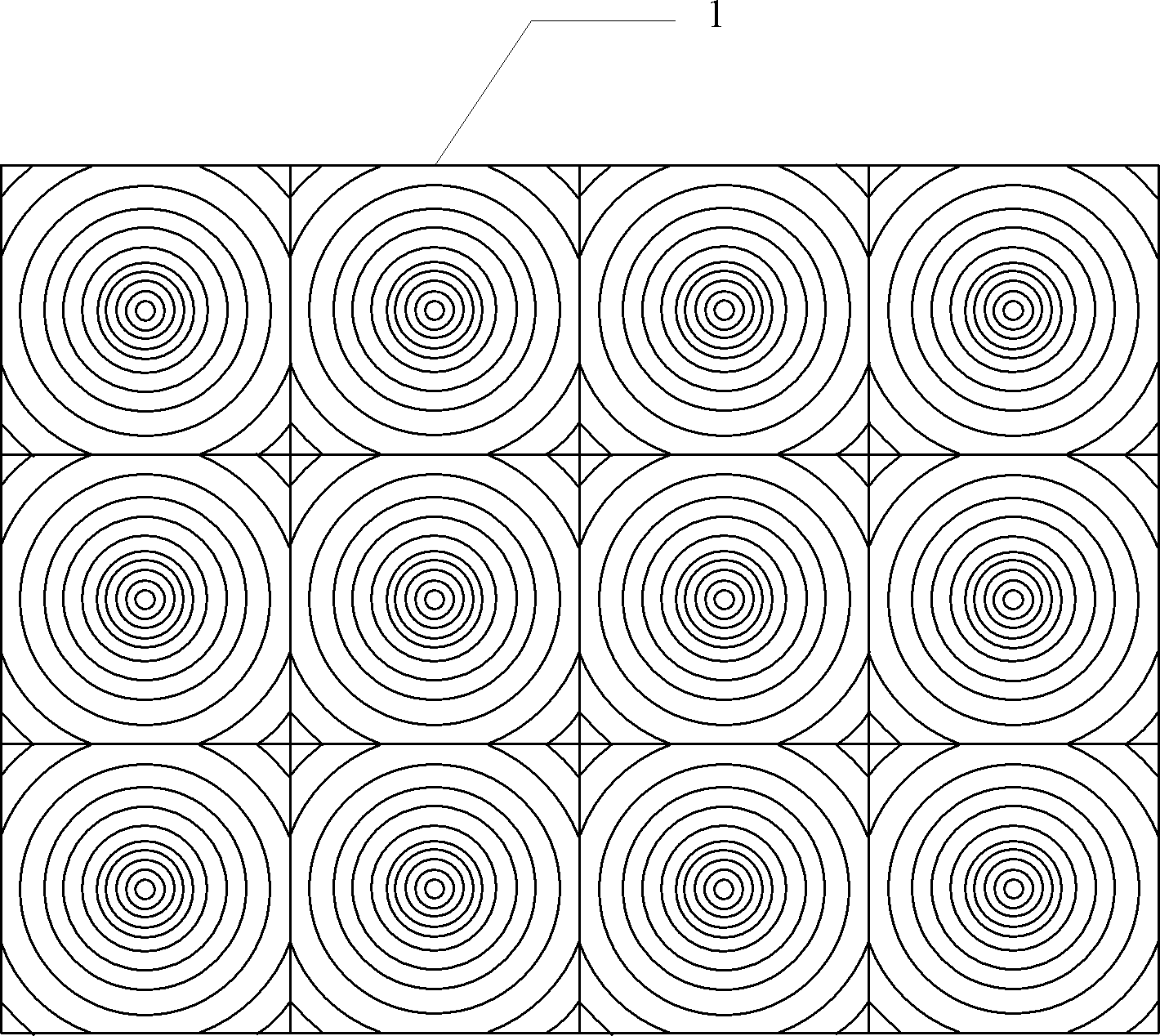 Dense array concentrating solar energy photovoltaic device