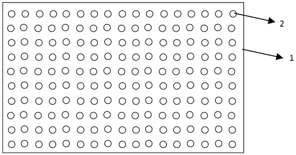 Locking glue array lead frame and application thereof in chip packaging piece