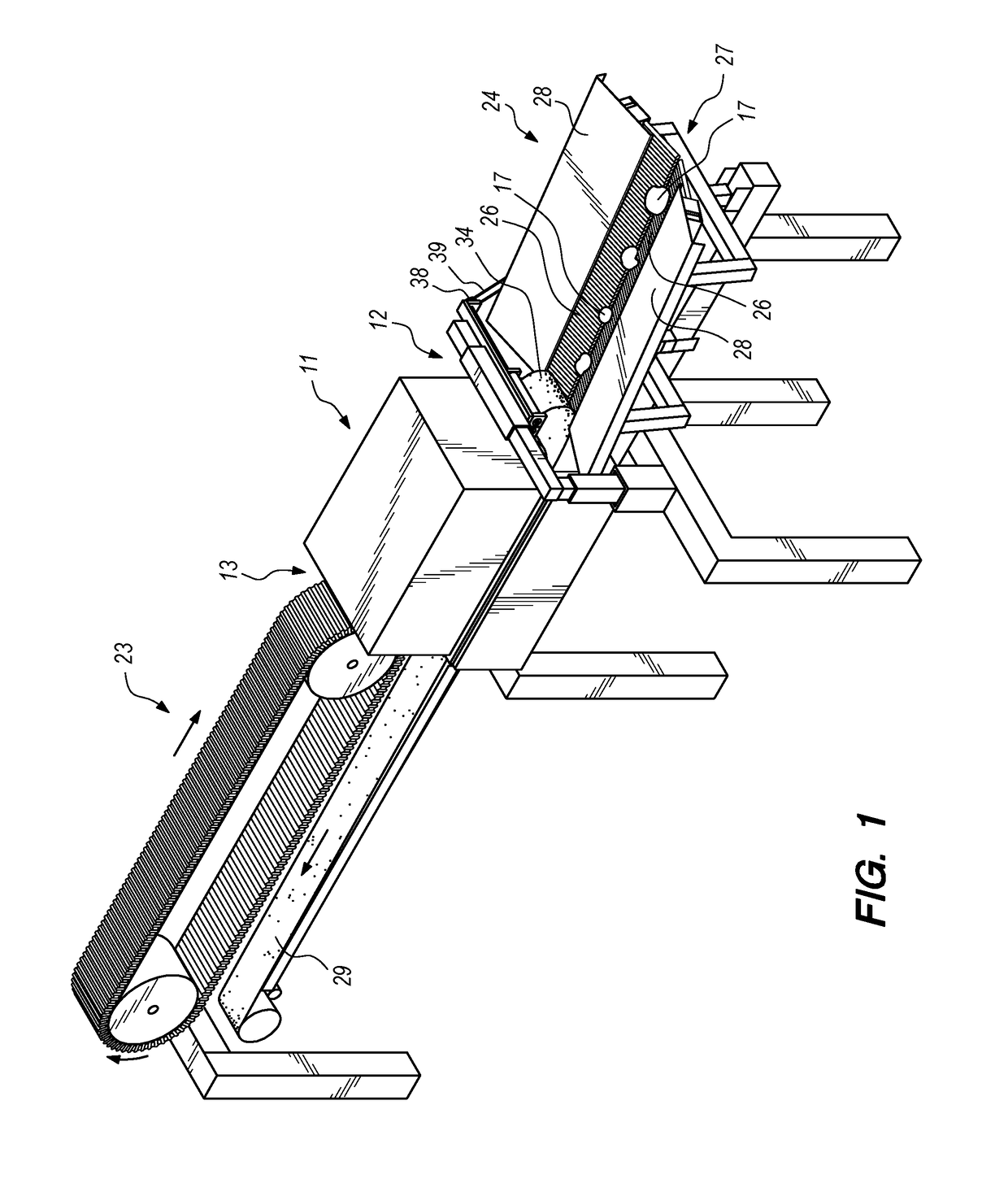 Agricultural sizer with item stabilizer belt