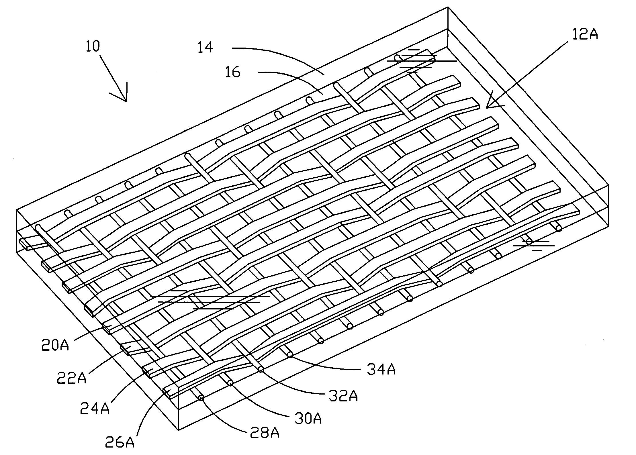 Wire mesh panel and method