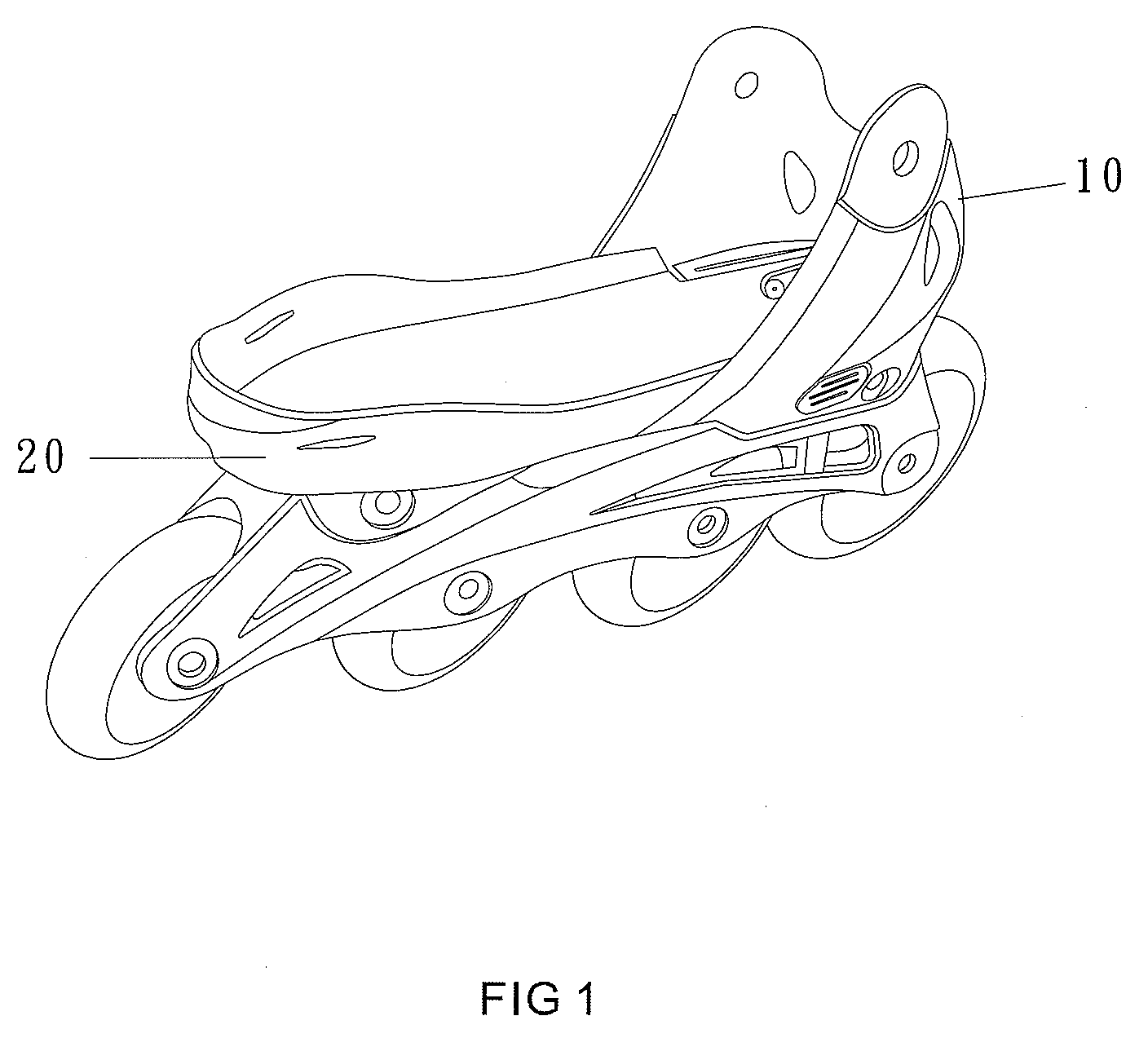 Skate Having A Size Adjustable Function