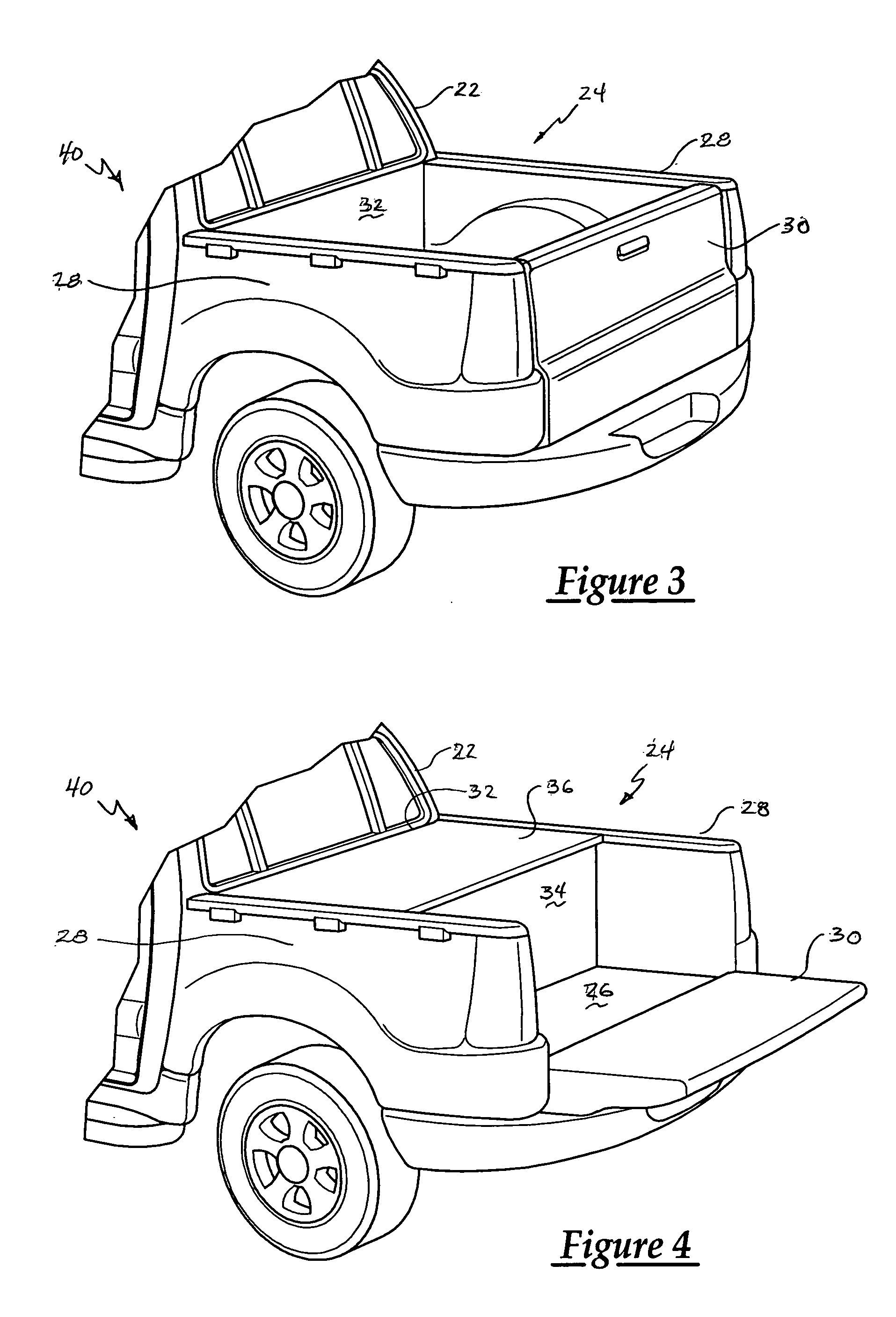 Vehicle cargo bed extender