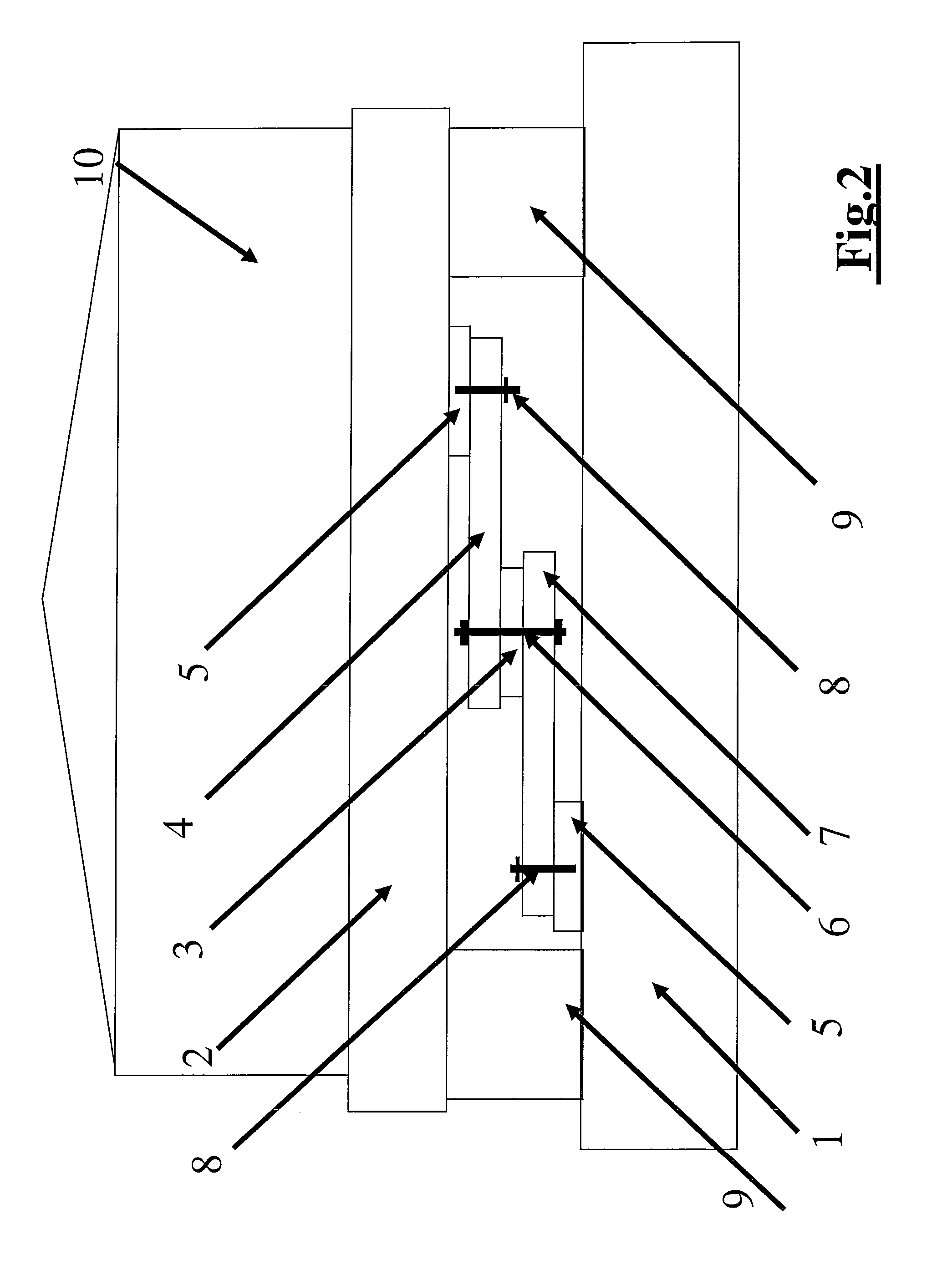 Frictional damper for damping movement of structures