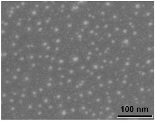 Electron irradiation preparation method of aluminum oxide quantum dots on a film surface