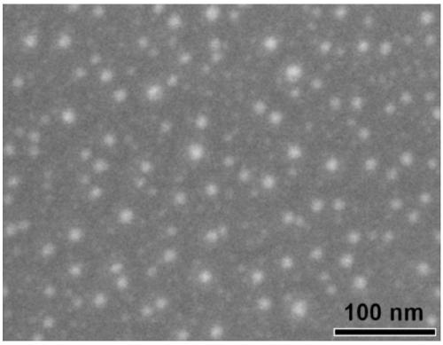 Electron irradiation preparation method of aluminum oxide quantum dots on a film surface