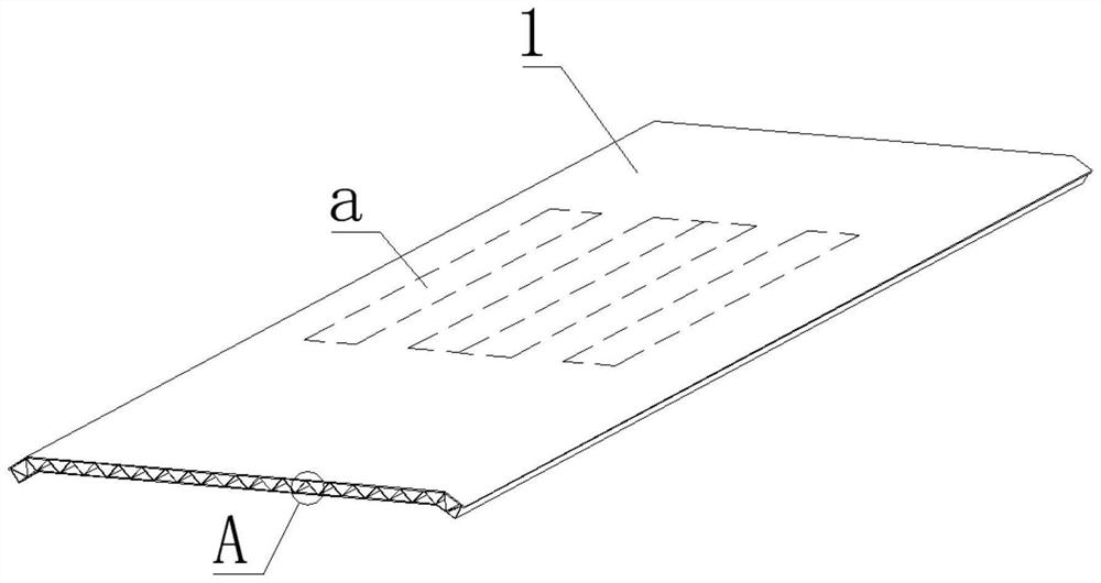 Profile sound insulation structure based on particle damping and design method