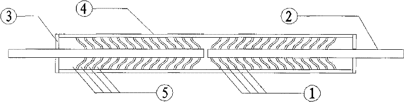 Restricted buckling restrained brace with parallel energy-dissipation mild steel plate and manufacturing method thereof