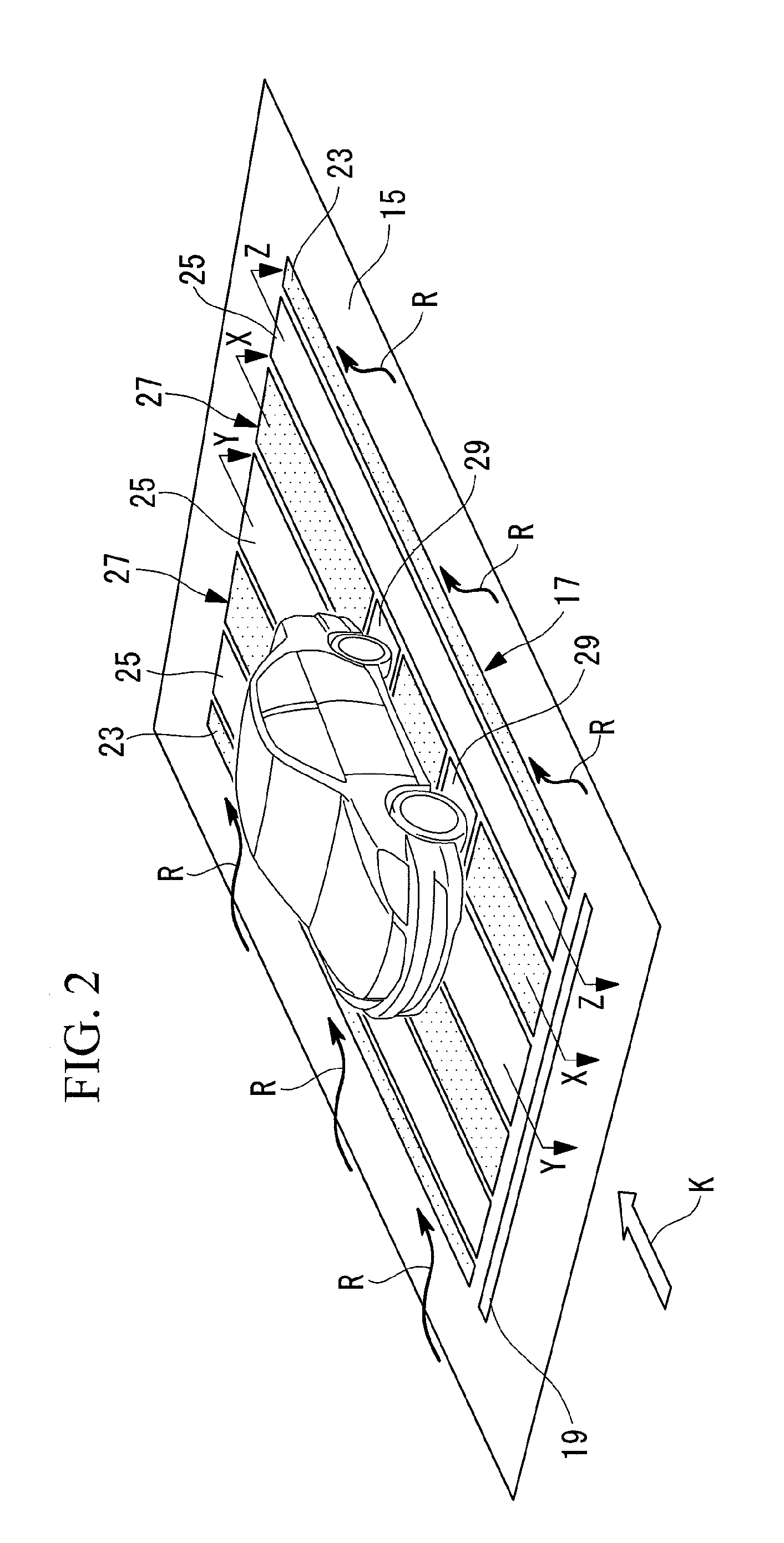 Test section for wind-tunnel testing apparatus and wind tunnel test apparatus employing the same