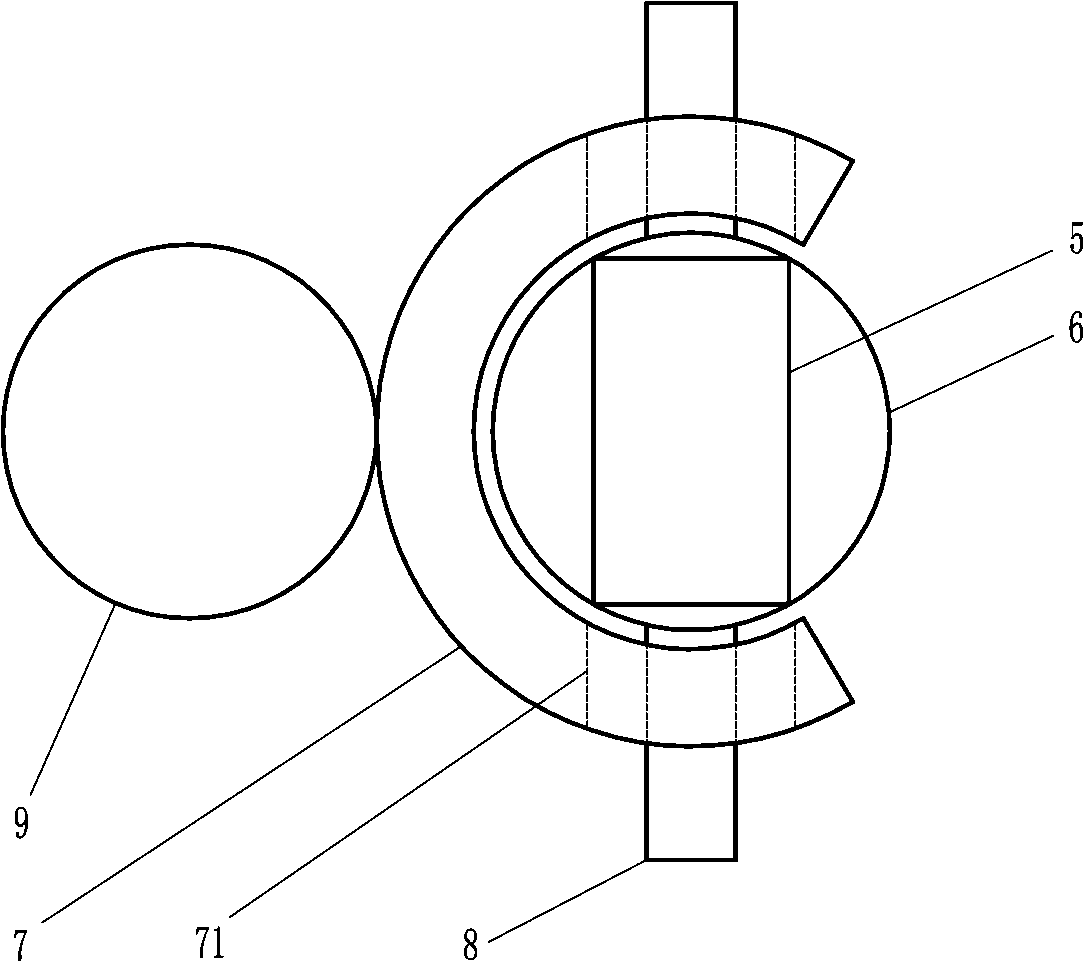 Support frame for agricultural cucumber growth