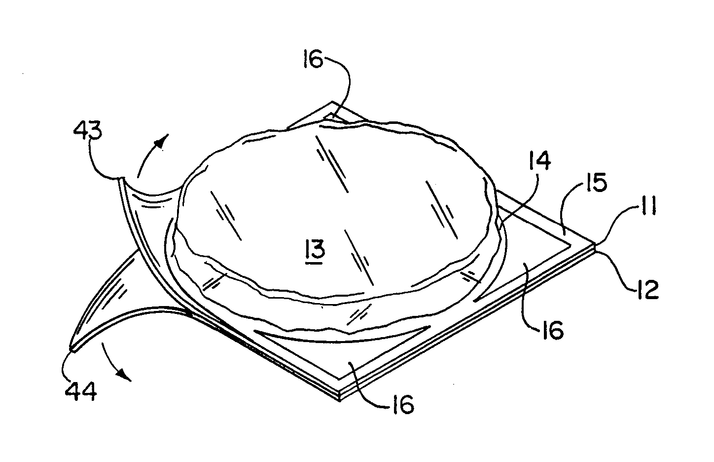 Double sealed pizza package and method of making