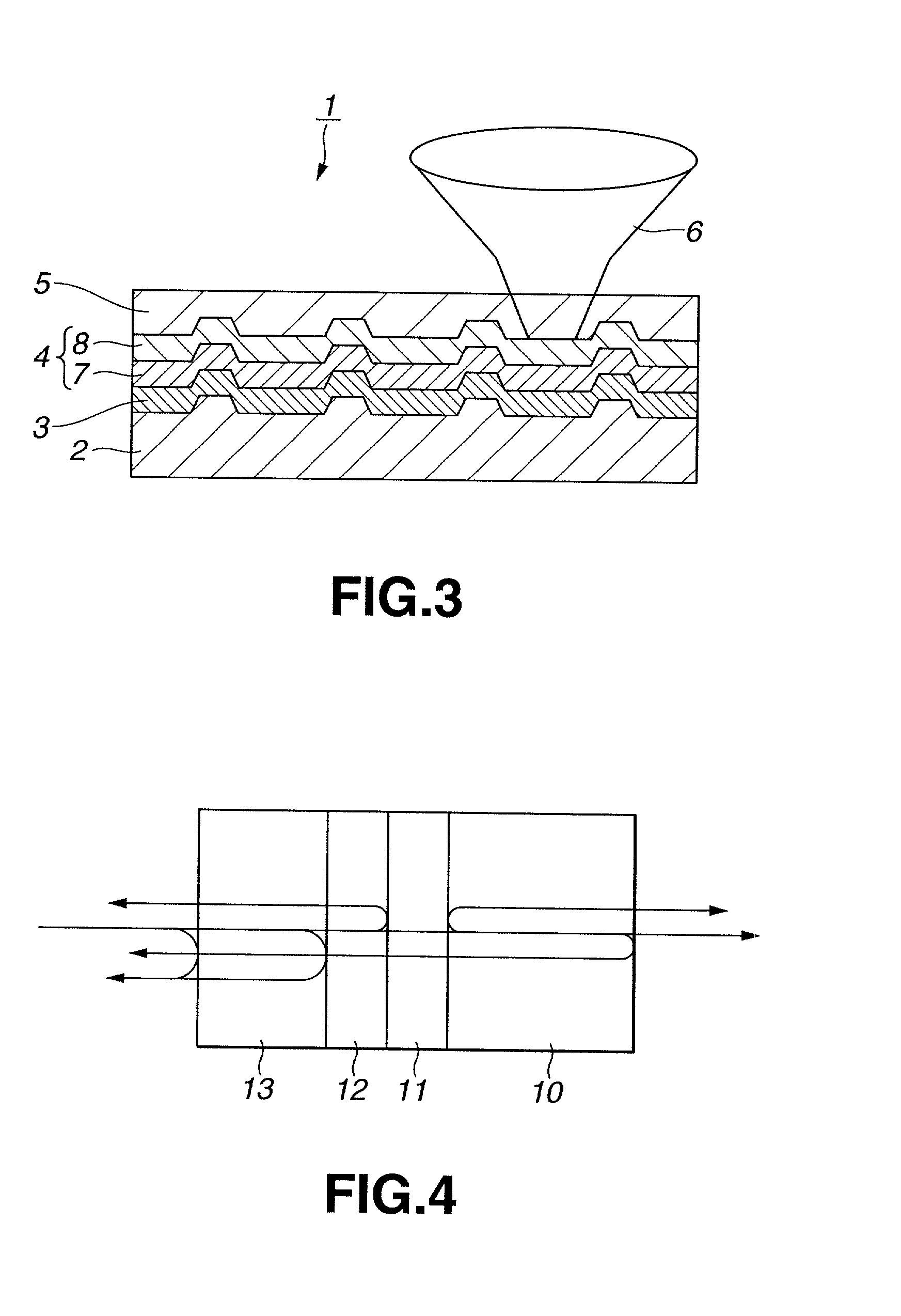 Optical storage medium having an organic recording layer attached to a dielectric layer