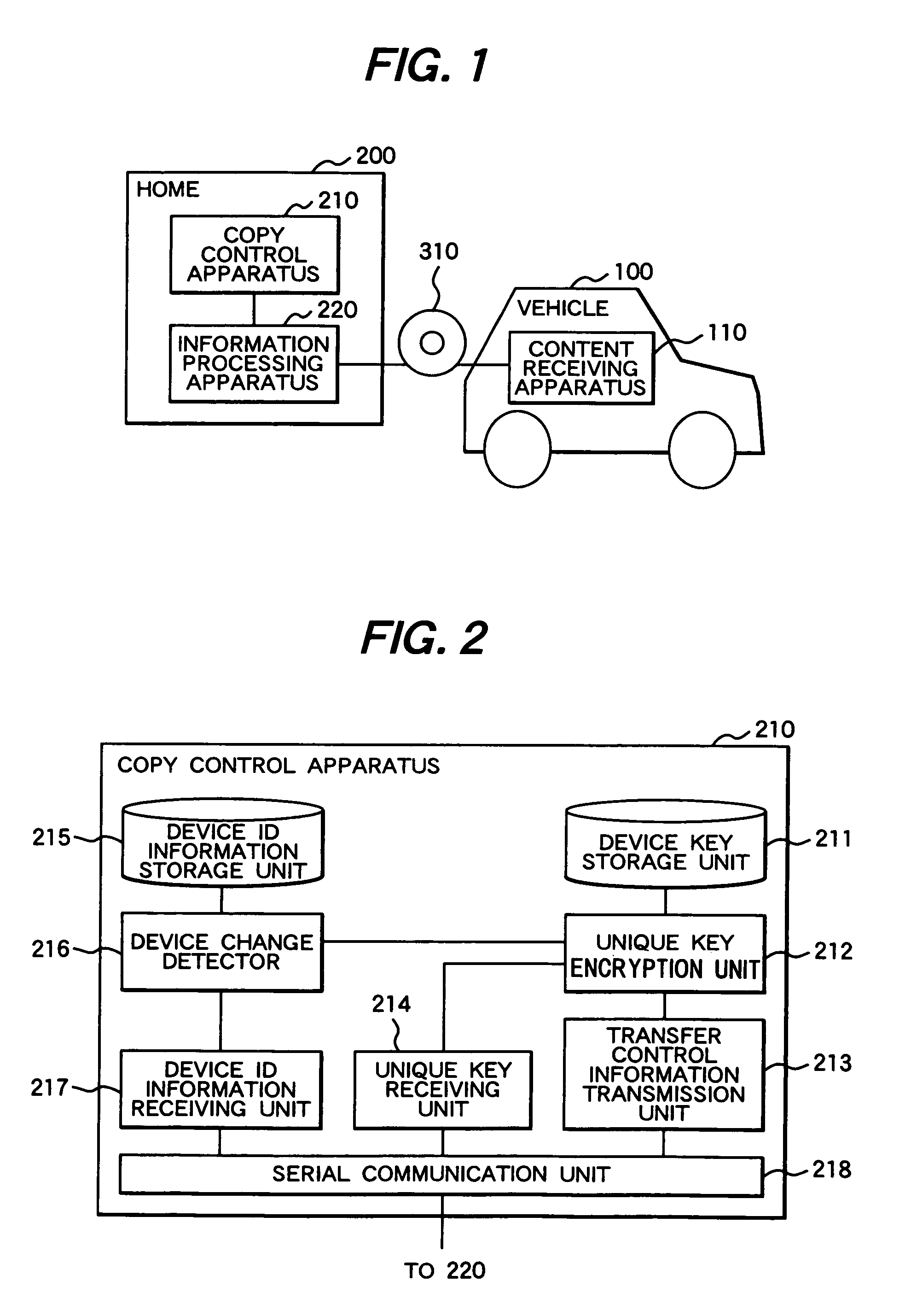 Copy control apparatus and method thereof, information processing apparatus and method thereof, and content receiving apparatus
