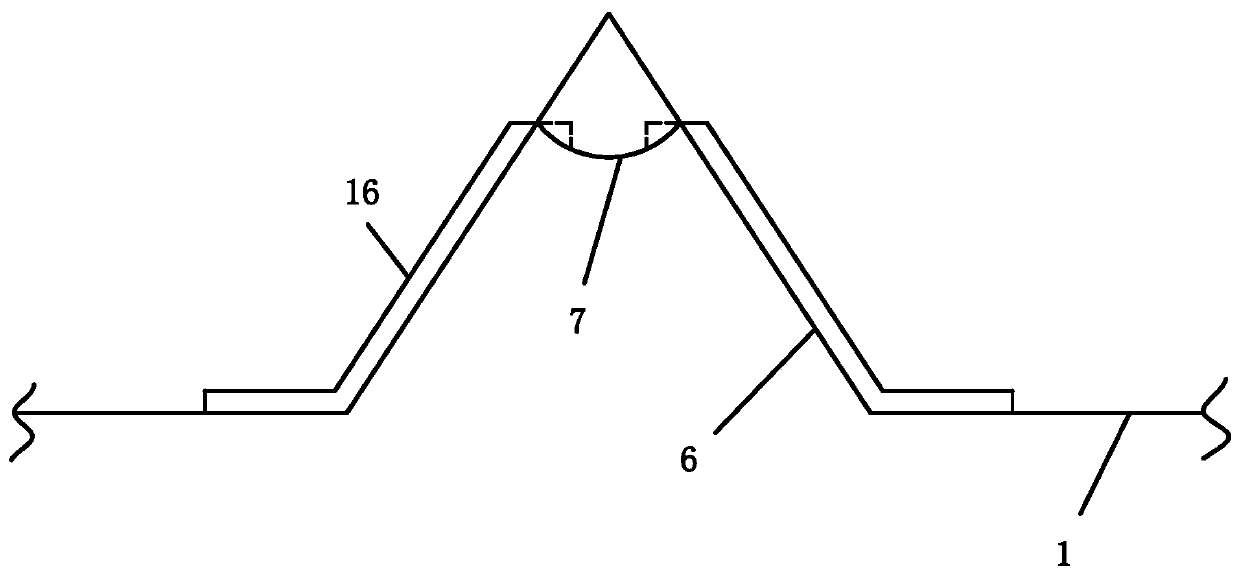 Umbrella-shaped aluminum foil packaging box and manufacturing method thereof