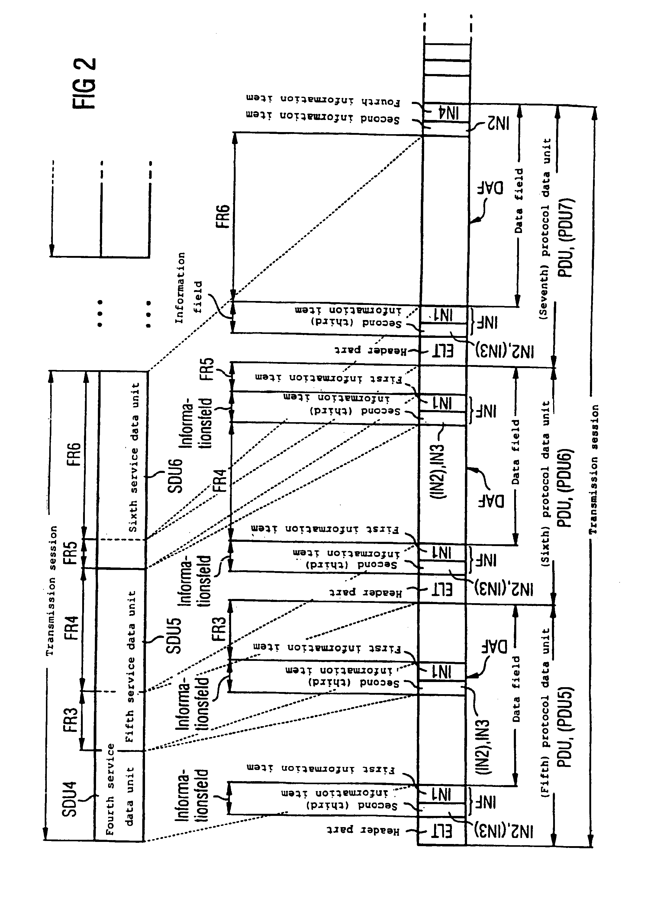 Method for transmitting service data in telecommunication systems with wireless telecommunication based on a predefined radio interface protocol between telecommunication devices, especially voice data and/or packet data in dect systems
