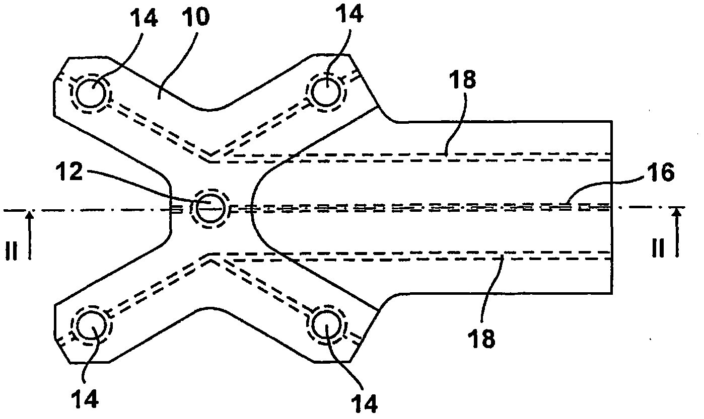 Gripper for retaining flat components such as a silicon-based wafer in a nearly contactless way