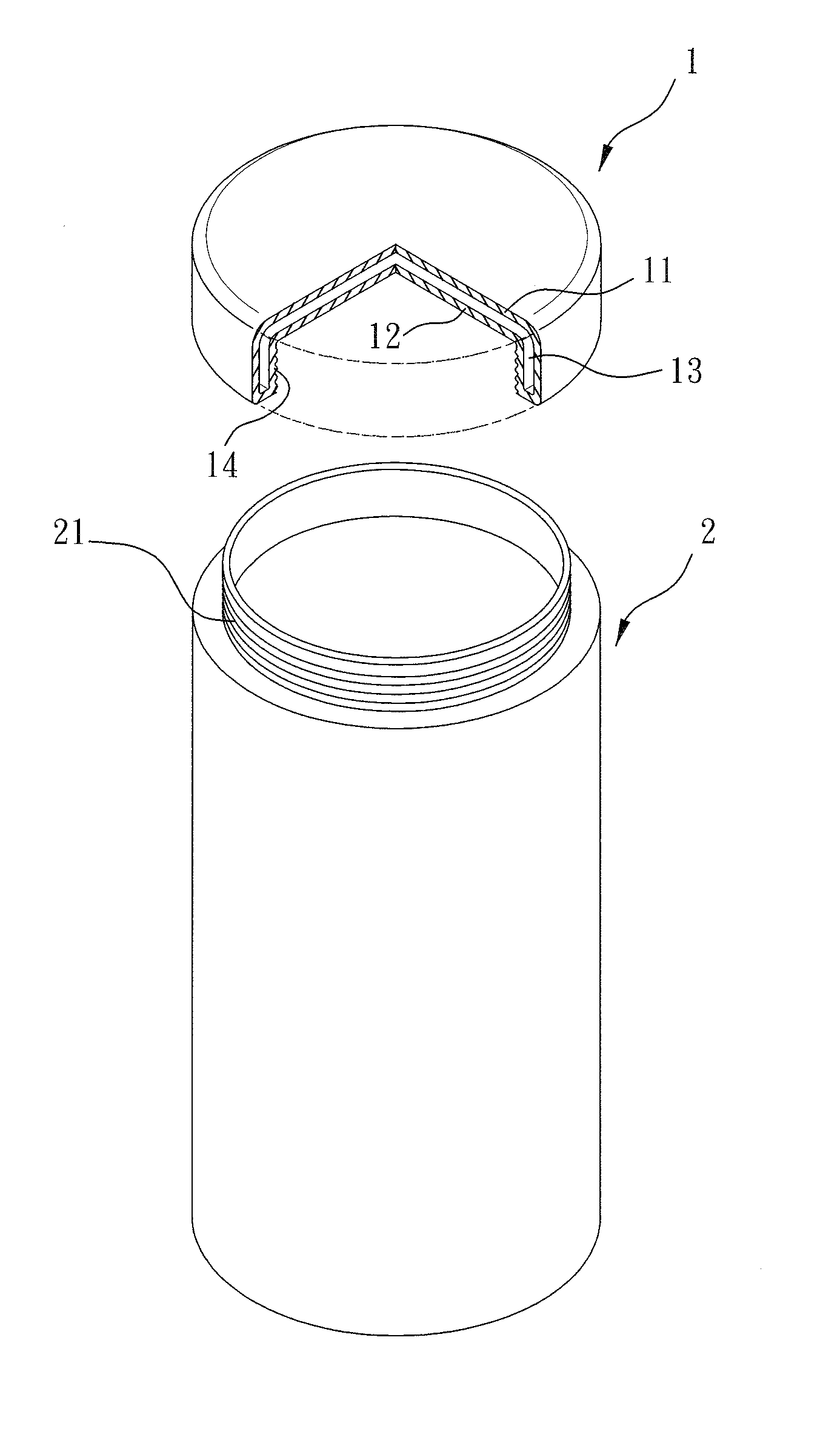 Vacuum insulation cup lid