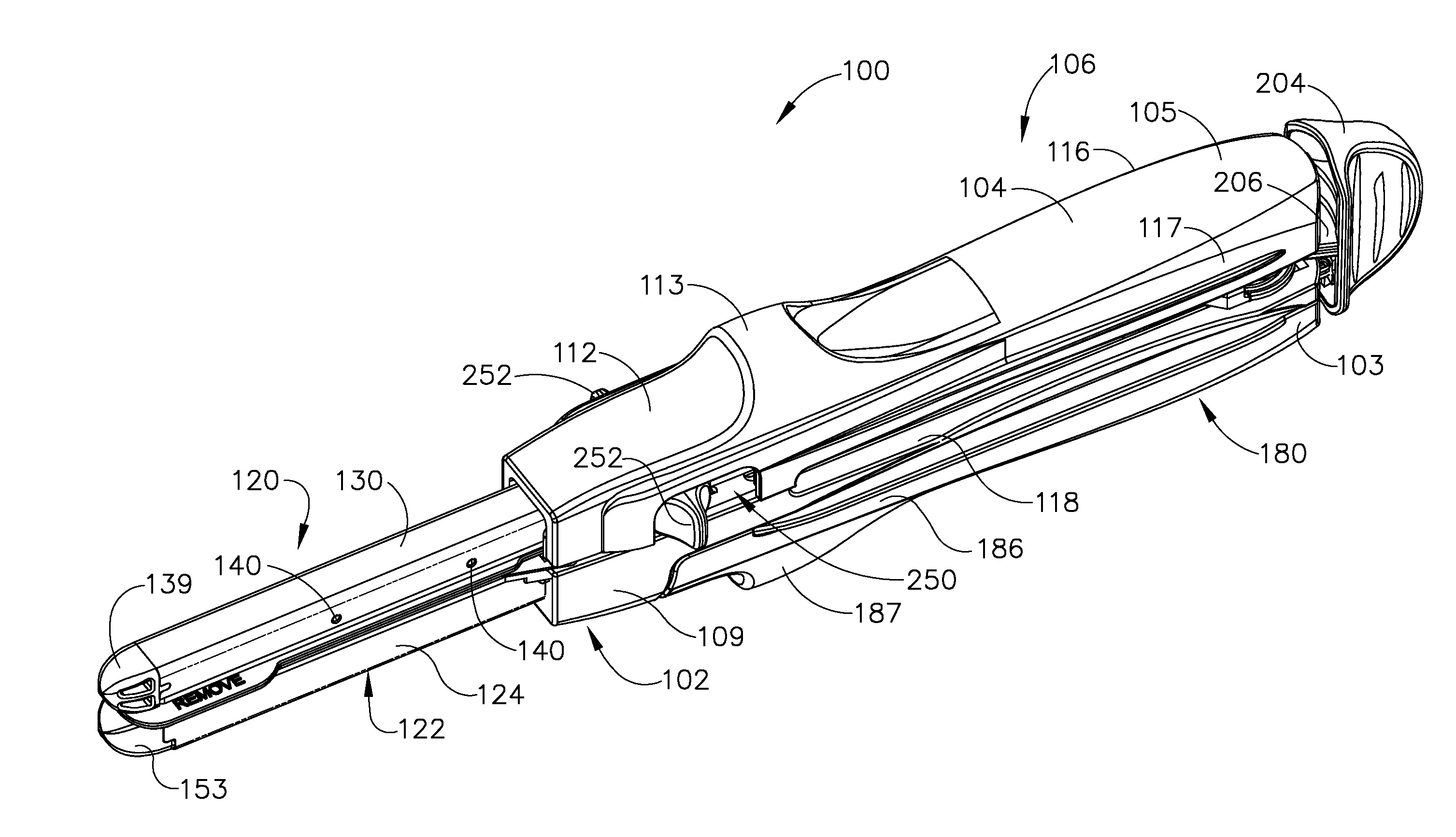 Surgical stapling instrument with cutting member arrangement