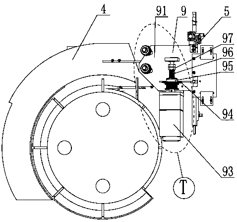 Ratchet feeding mechanism of cable tie tool