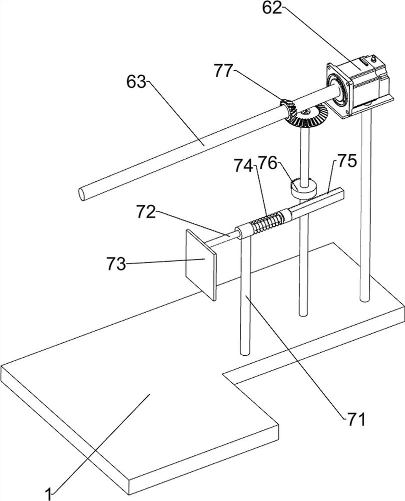 Industrial device for processing potatoes into blocks