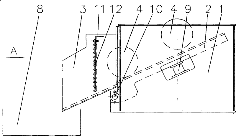 Excessive pressure collecting device for aluminum extruder