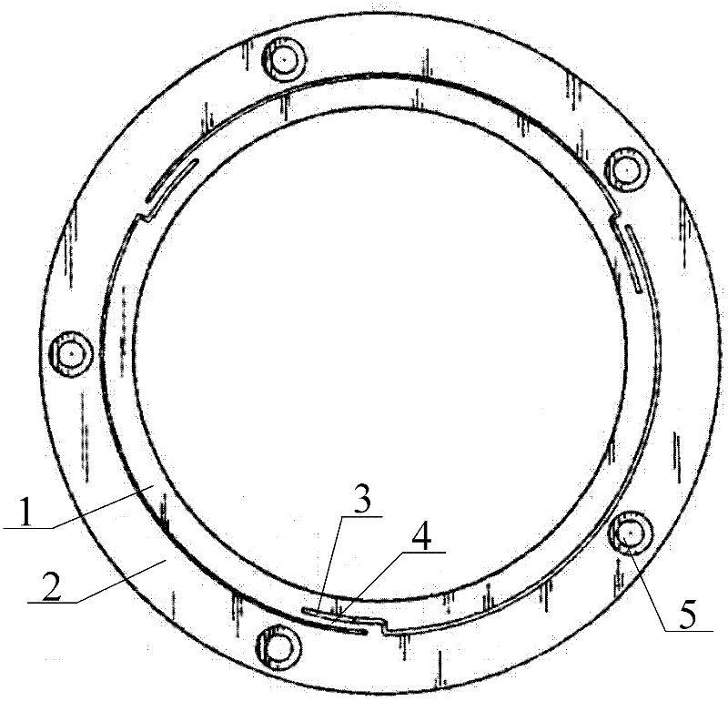 Flexible supporting mechanism for space remote sensor reflector