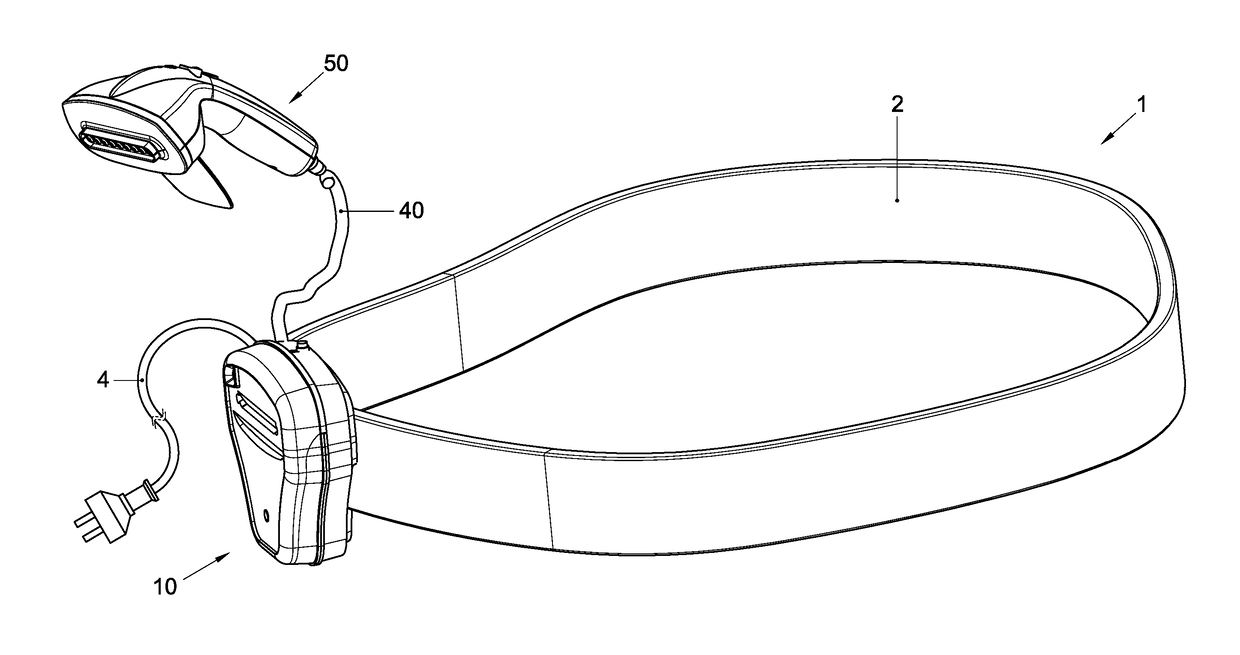 Garment steamer and method for the same