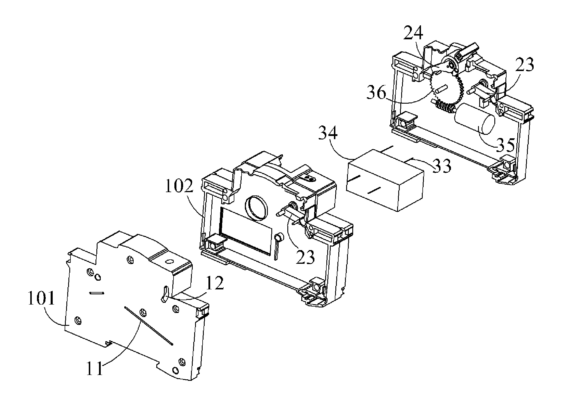 Miniature breaker having short circuit self-locking function and miniature breaker having position state detecting function