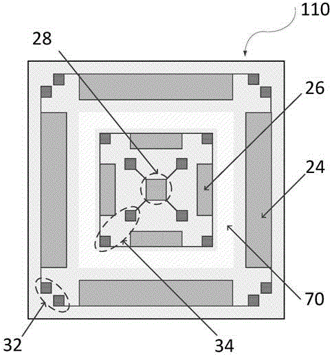 Wafer level packaging based MEMS wind speed and wind direction sensor structure and packaging method
