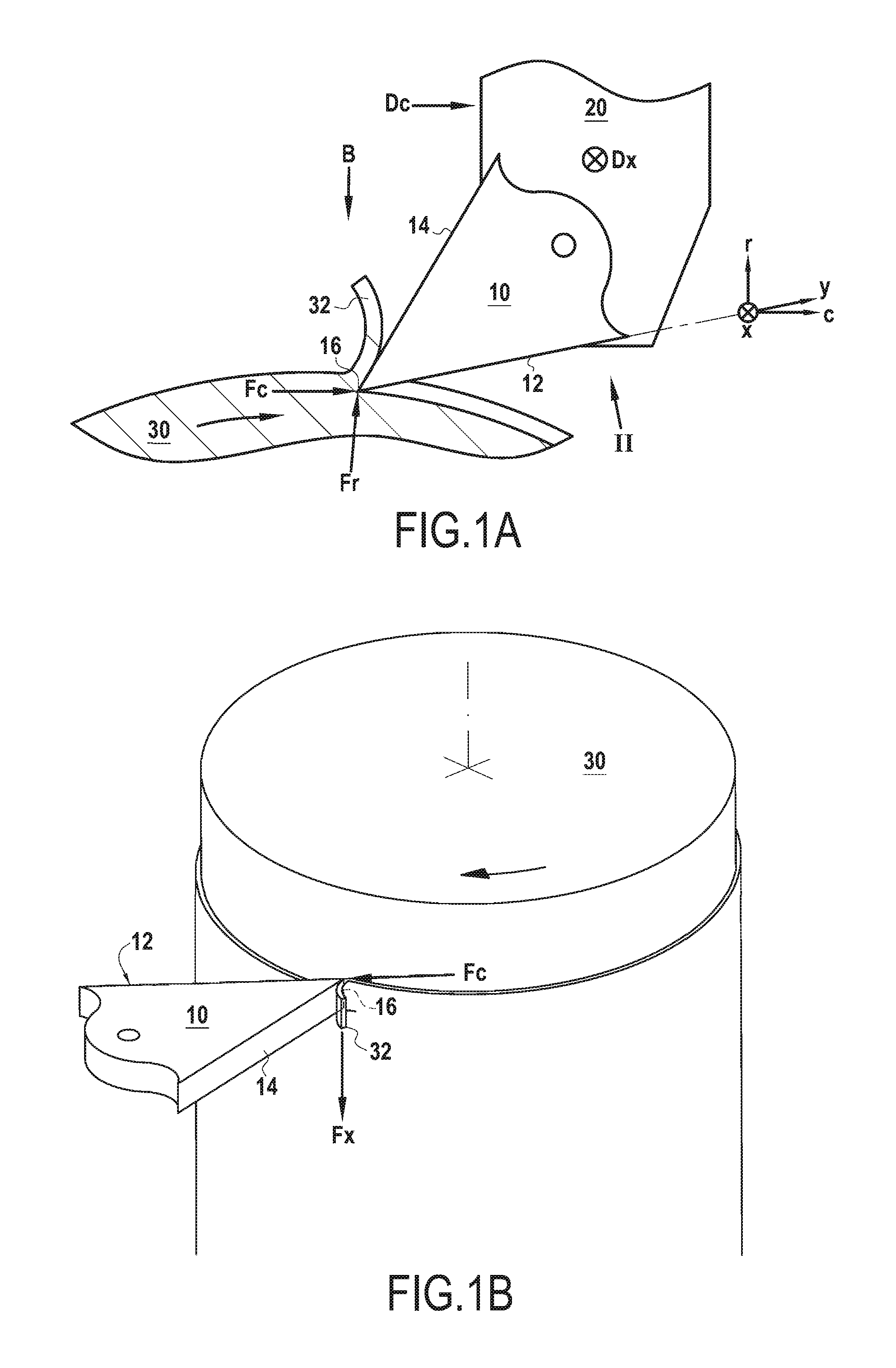 Method and device for determining the wear of a cutting tool flank