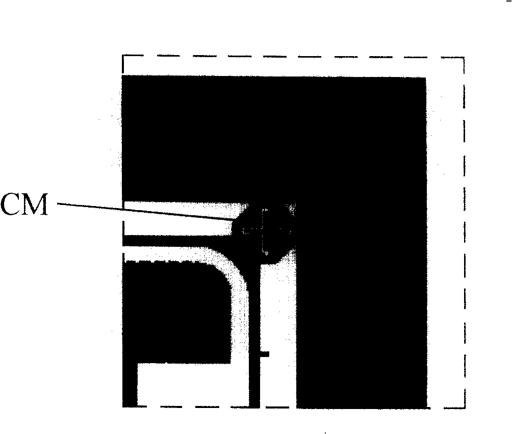 LCD base plate with anti static guiding barrier