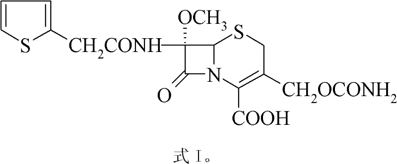 A kind of cefoxitin compound and composition thereof