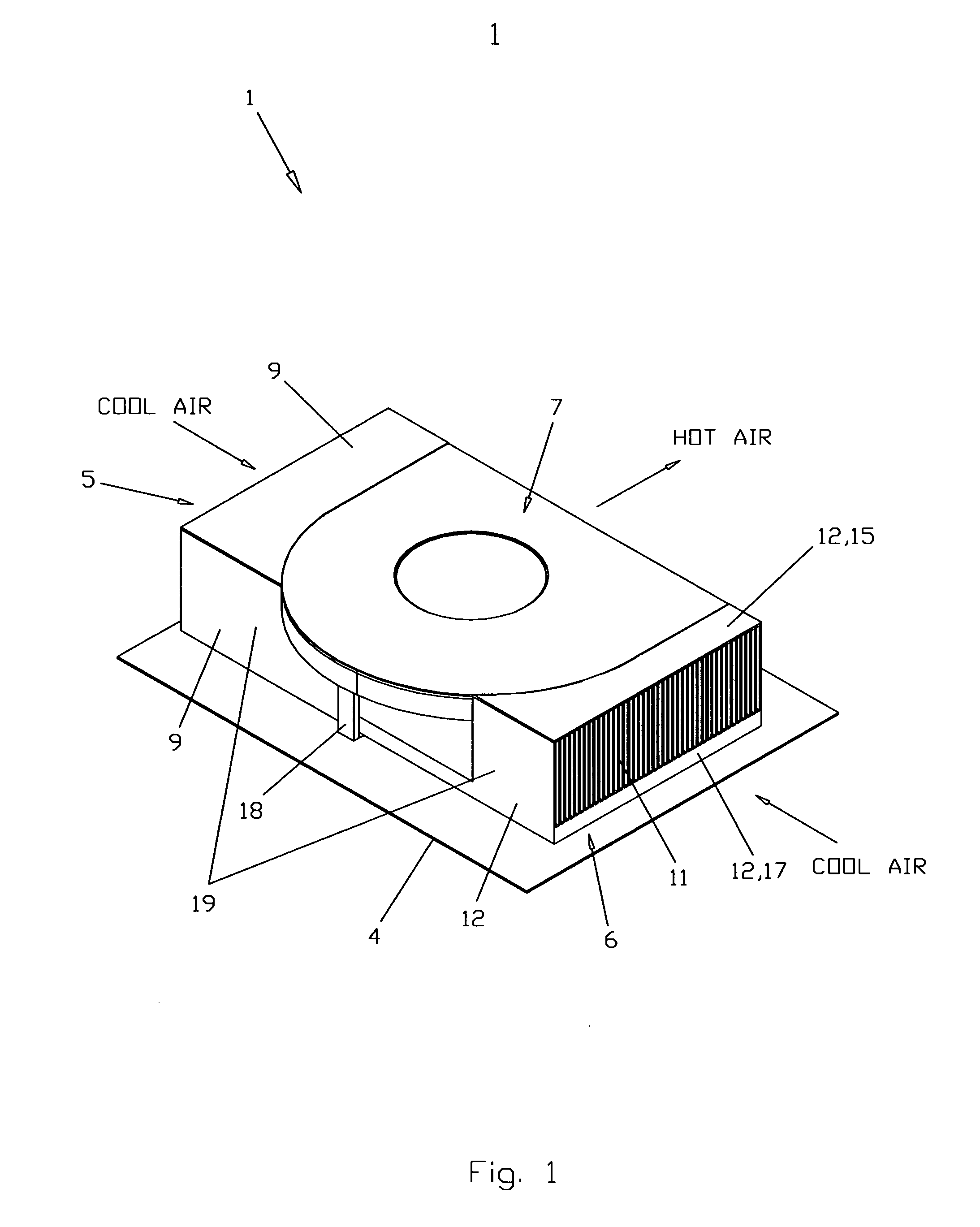 Multi-heatsink integrated cooler