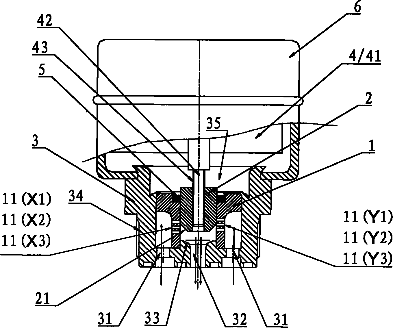 Electronic expansion valve structure
