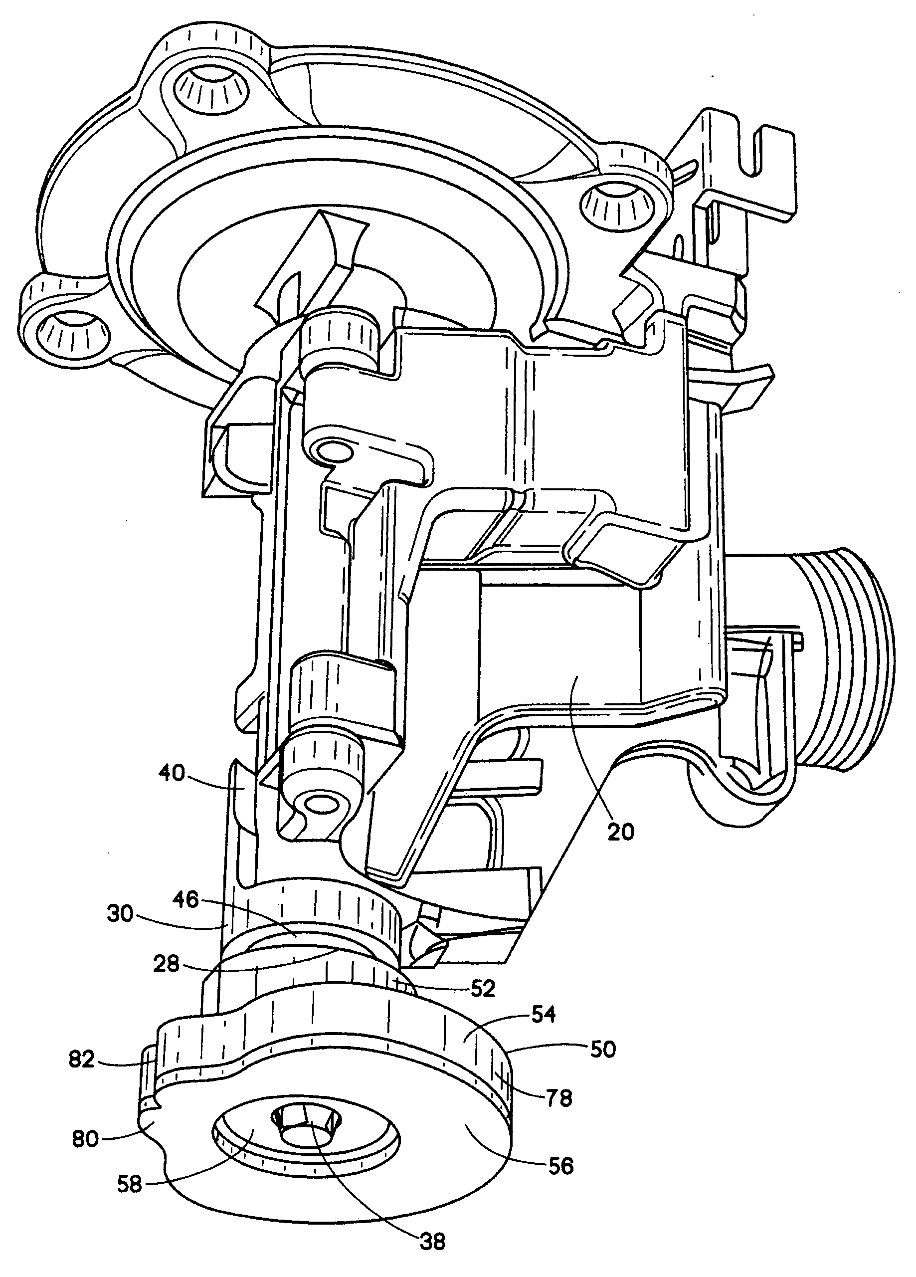 Depth of drive control with load transfer for fastener driver