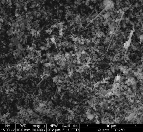 Coating nanometer silicon carbide whisker toughened Ti(C,N) based metal ceramic material and preparing method thereof