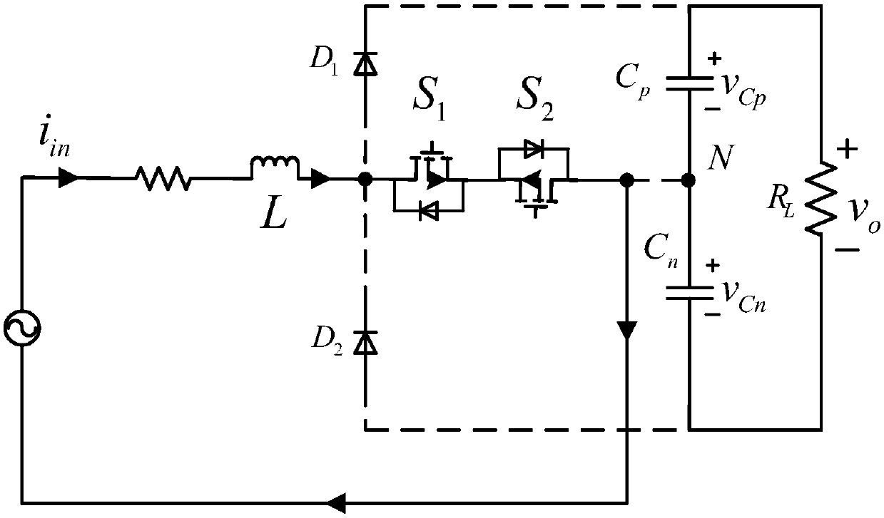 Novel single-phase hybrid three-level rectifier
