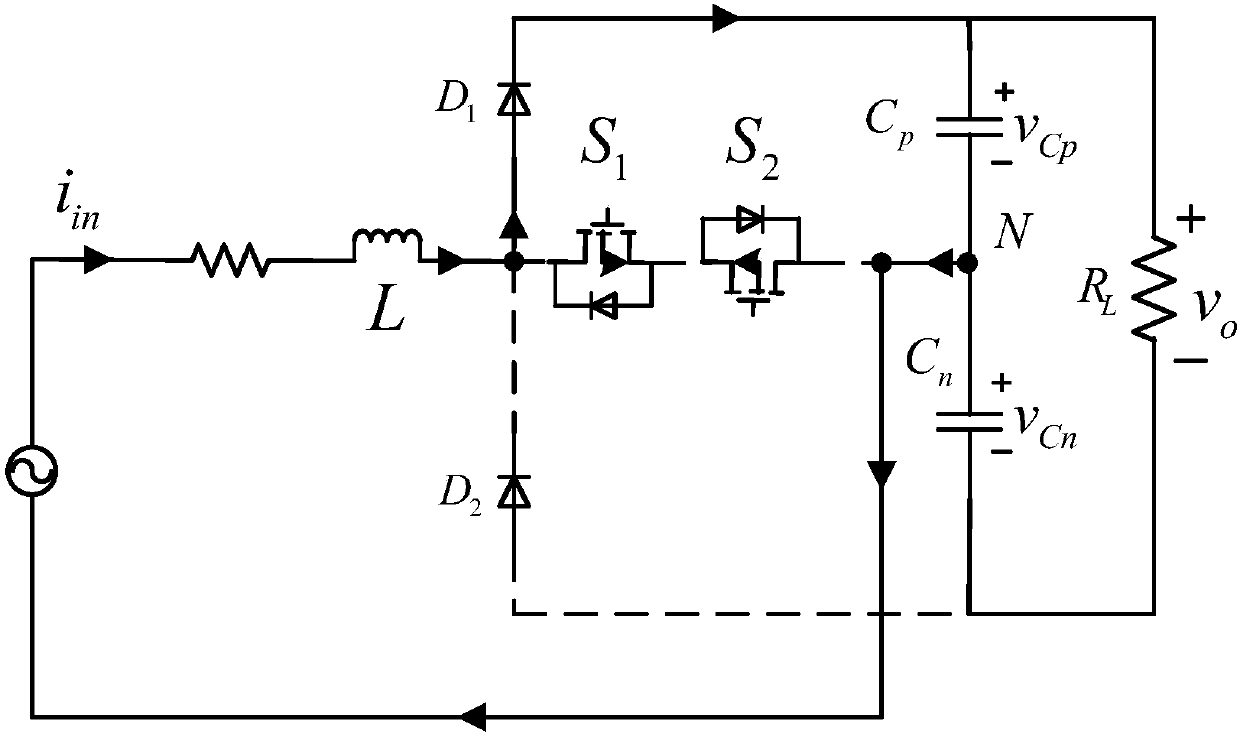 Novel single-phase hybrid three-level rectifier