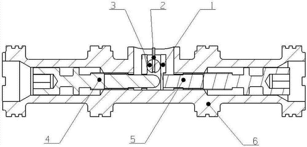 Positioning structure of electro-hydraulic servo valve force feedback assembly