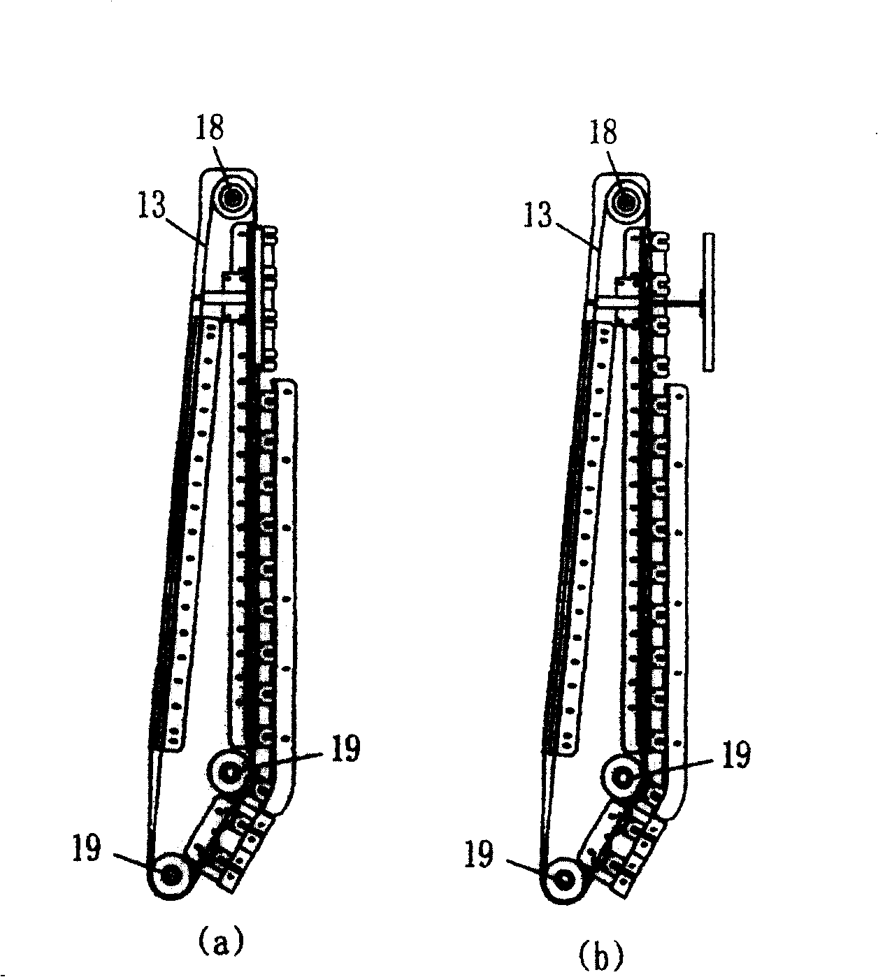 Automatic disinfecting and drying line for suspended penguin package