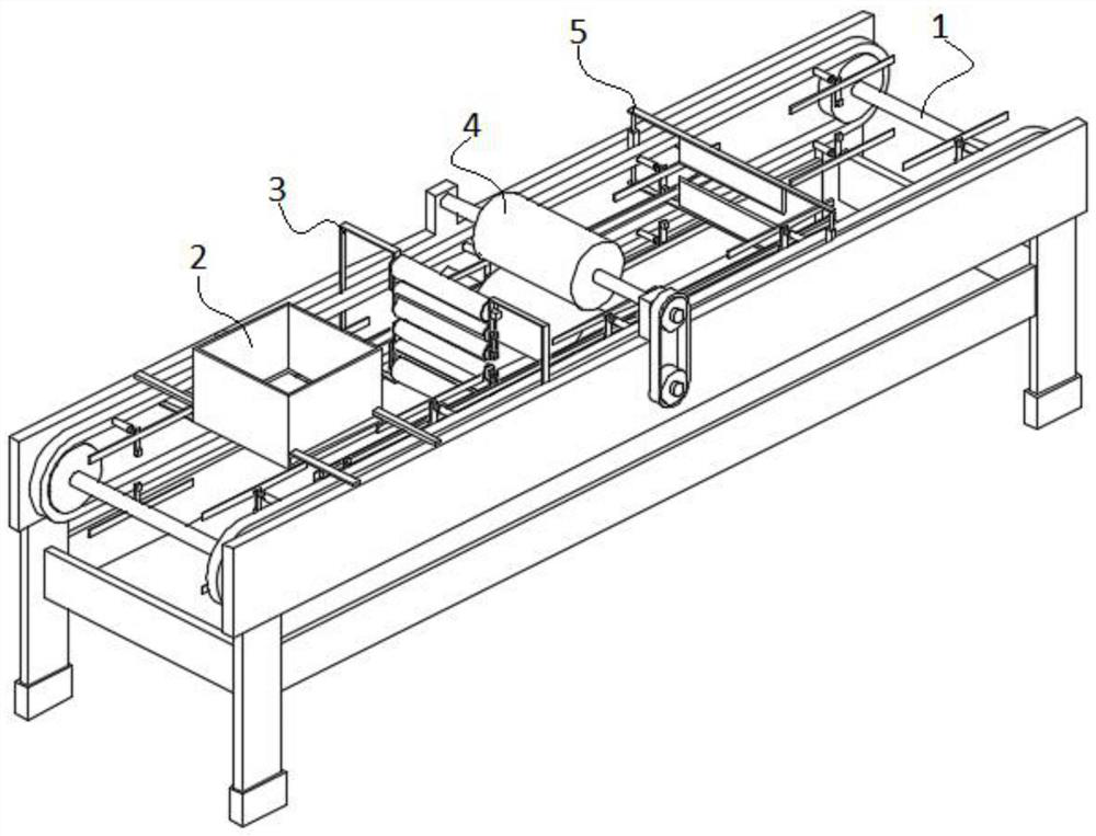 Film covering device for tablet computer cover plate production and processing