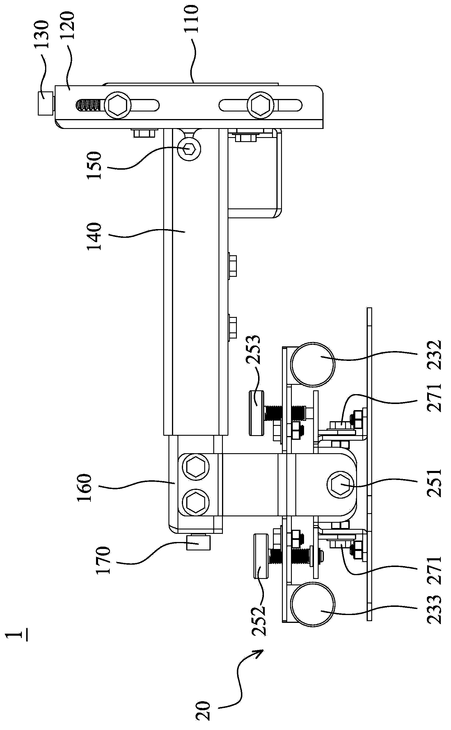 Suspension hanger system and angle adjusting unit thereof