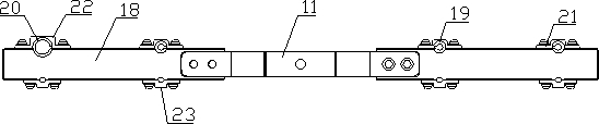 Environmental field measuring device and method for indoor blowing test of airplane