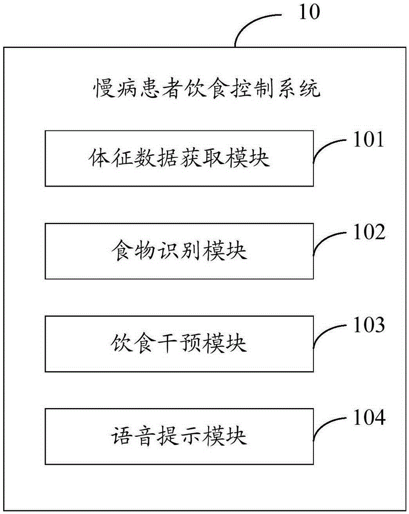 System and method for controlling diet in patient of chronic disease based on human characteristic data
